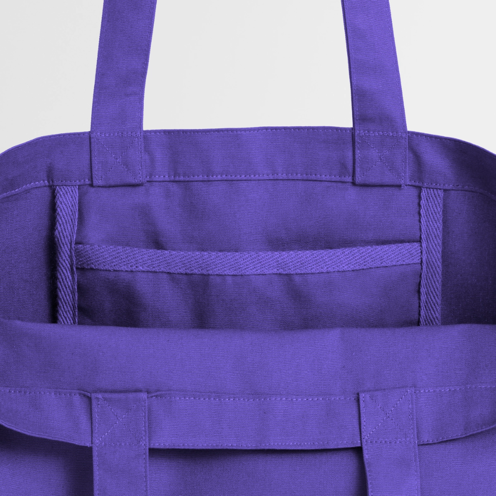 Tote bag Stanley/Stella Midweight recyclé Coeur Peace rose - Lusoquot - purple love 