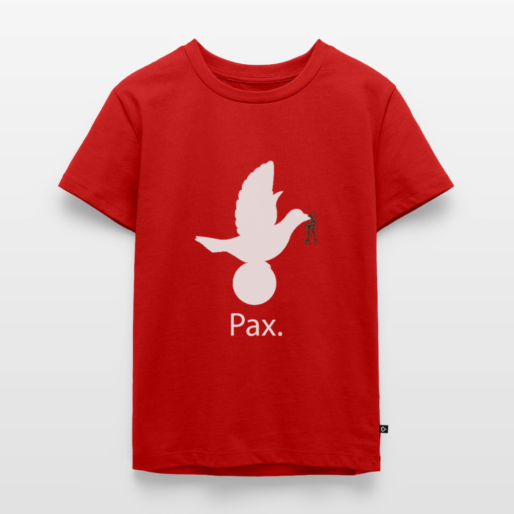 T-shirt Premium Enfant Pax blanc - Lusoquot - rouge