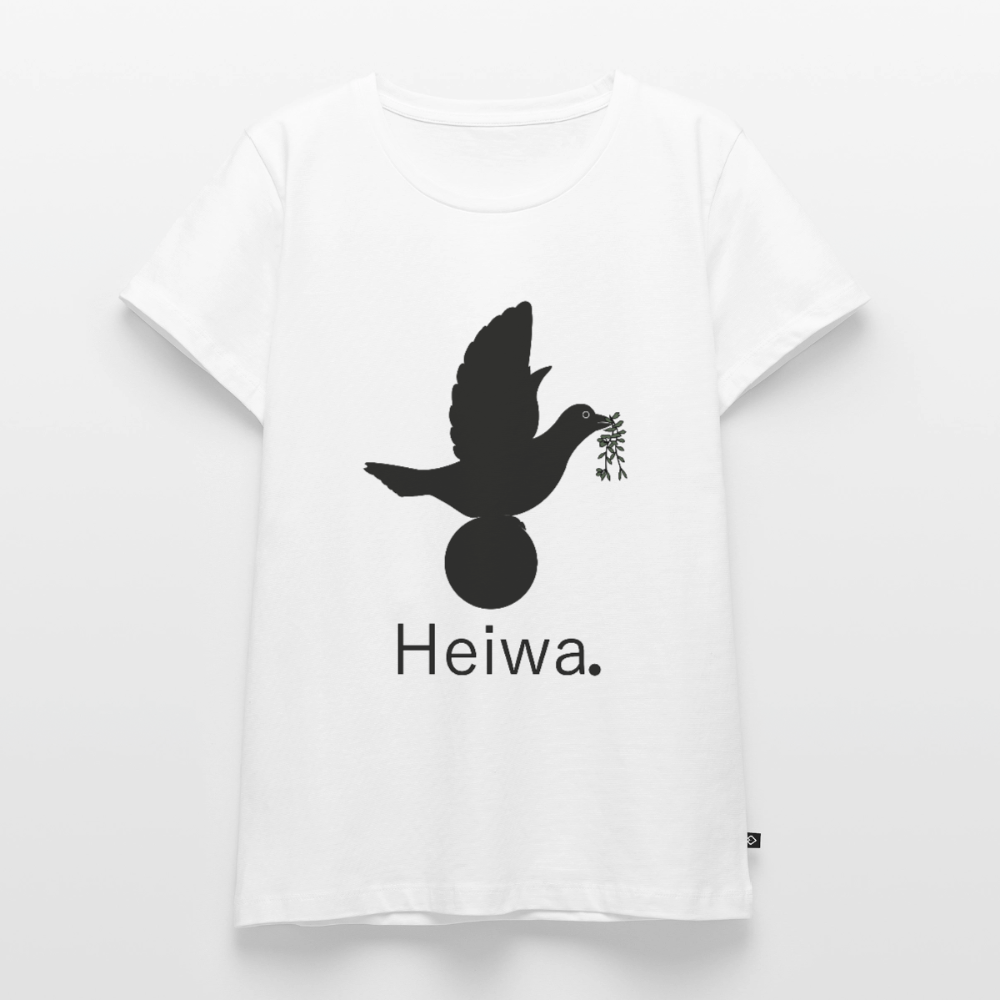 T-shirt Premium Femme Heiwa noir - Lusoquot - blanc