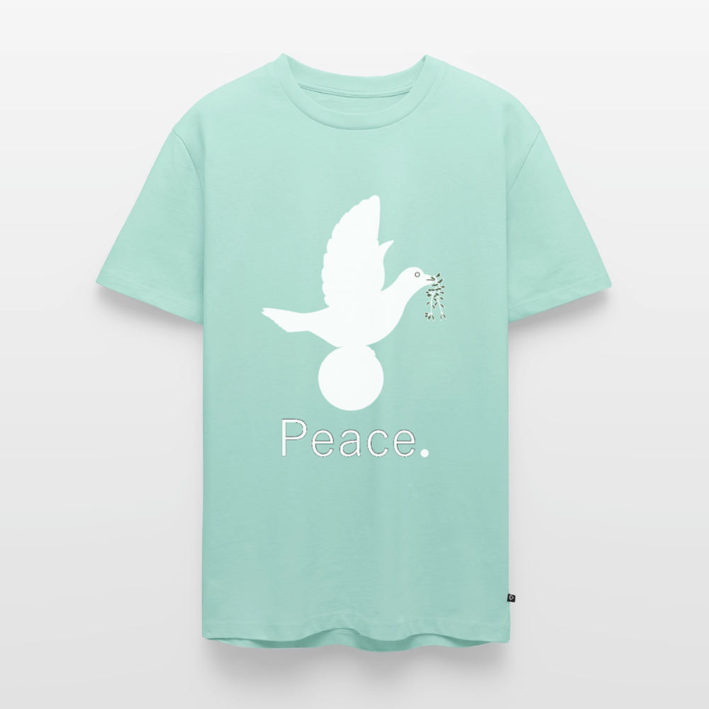 T-shirt Premium Homme_peaceblanc - menthe 