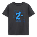 T-shirt Enfant anniversaire 2 ans Lapè bleu - Lusoquot - charbon