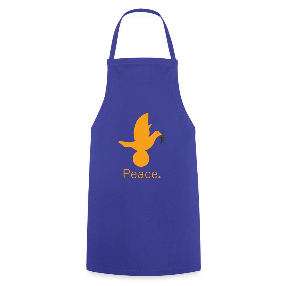 Tablier de cuisine_peaceorange - bleu royal