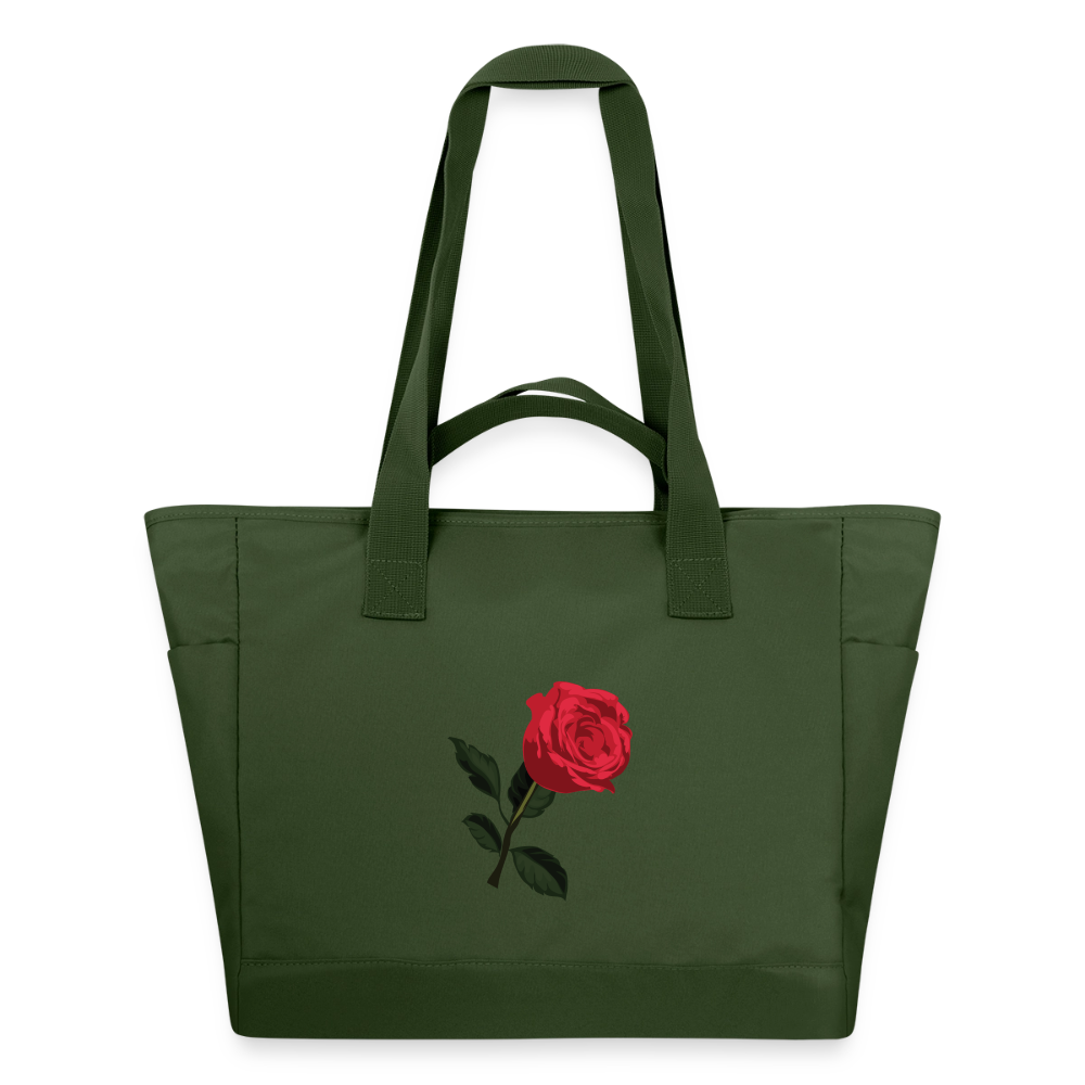 Sac matelassé déperlant Pax rouge -Lusoquot - vert sapin