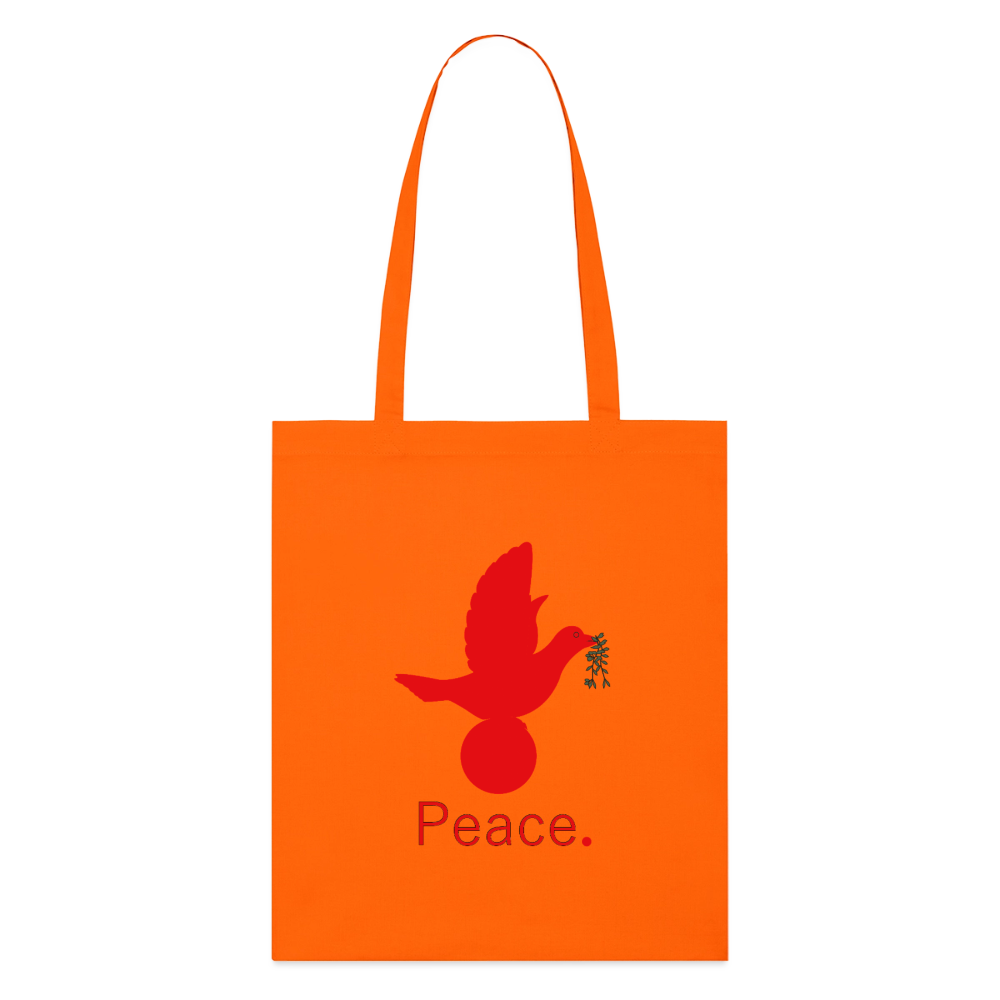 Tote bag bio Stanley/Stella Peace rouge - Lusoquot - orange profond