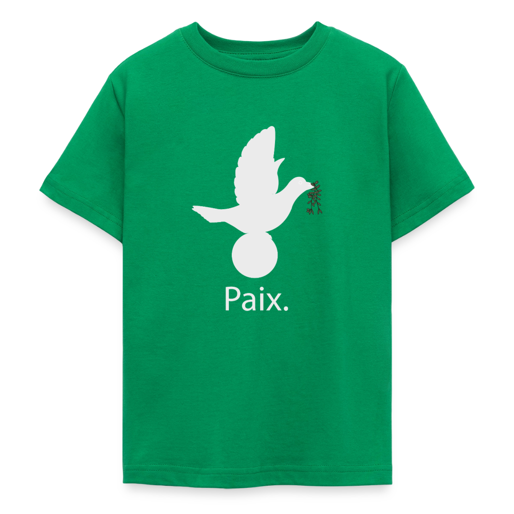 T-shirt Ado  Paix blanc - Lusoquot - vert