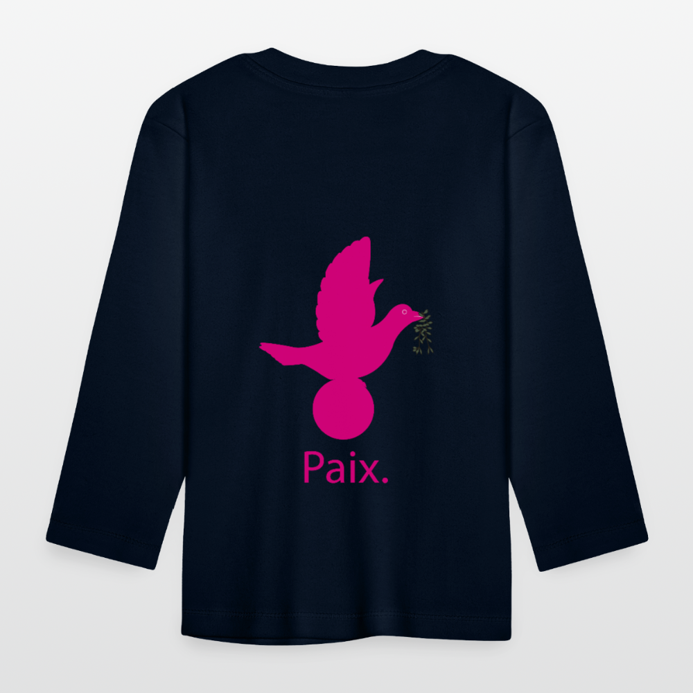 T-shirt manches longues Bébé anniversaire 1an - Lusoquot - marine