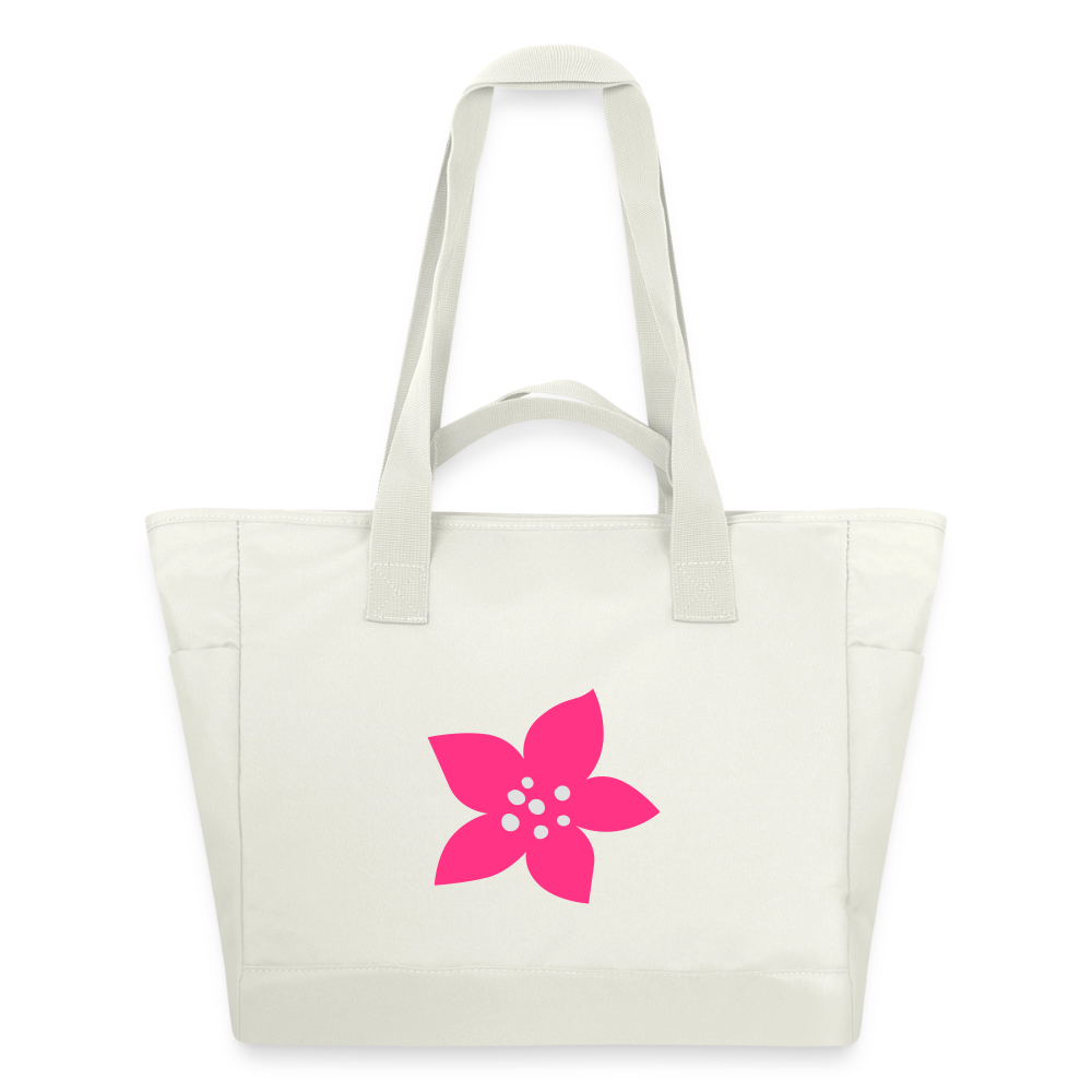 Sac matelassé déperlant Peace rose - Lusoquot - blanc nature