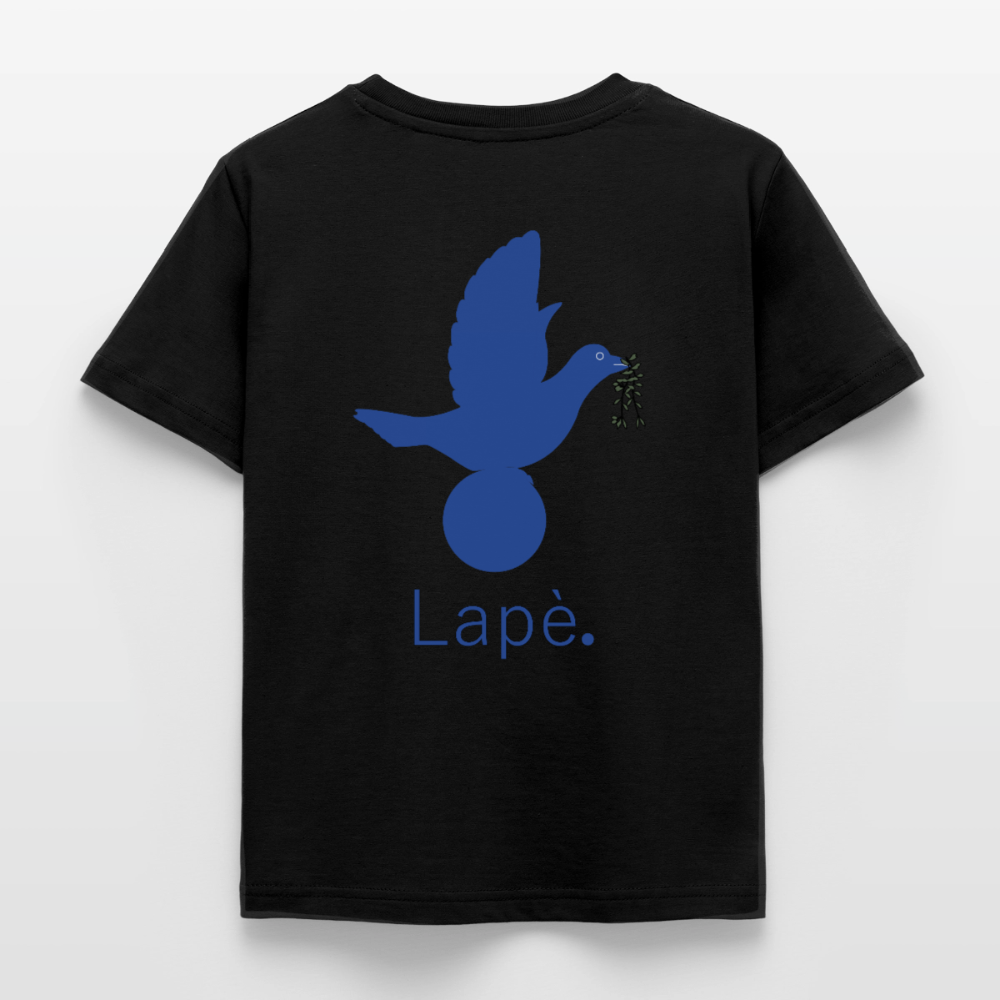 T-shirt Enfant anniversaire 2 ans Lapè bleu - Lusoquot - noir