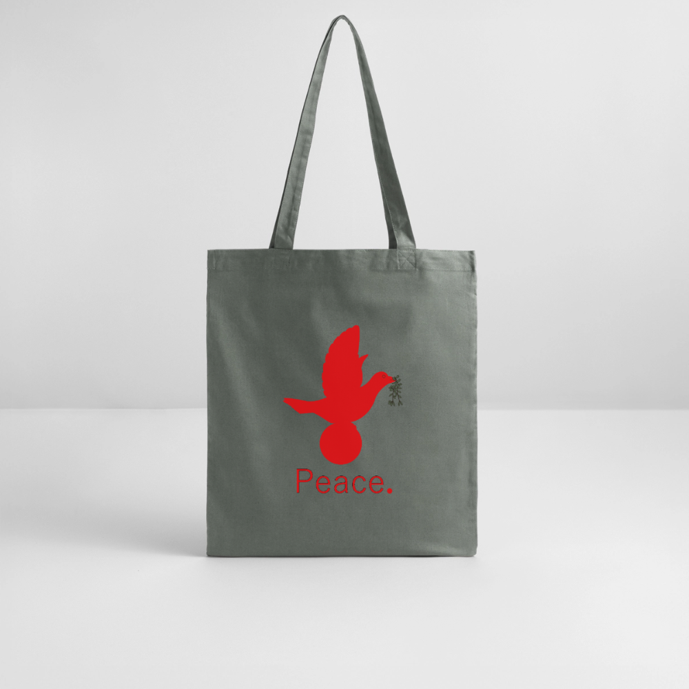 Tote bag bio Stanley/Stella Peace rouge - Lusoquot - charbon