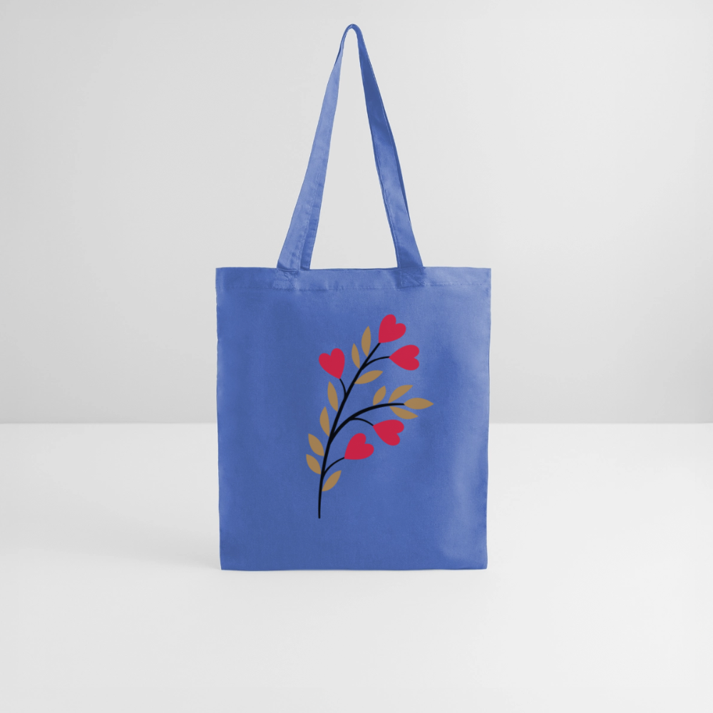 Tote Bag Peace rouge - Lusoquot - bleu pâle