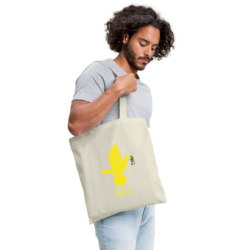 Tote Bag Paix jaune - Lusoquot - nature