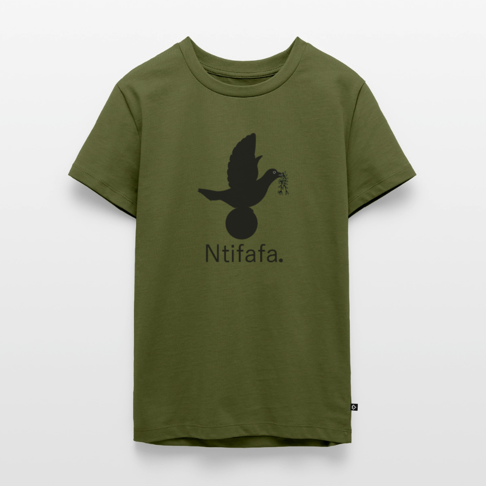 T-shirt Premium Ado Ntifafa noir - Lusoquot - kaki
