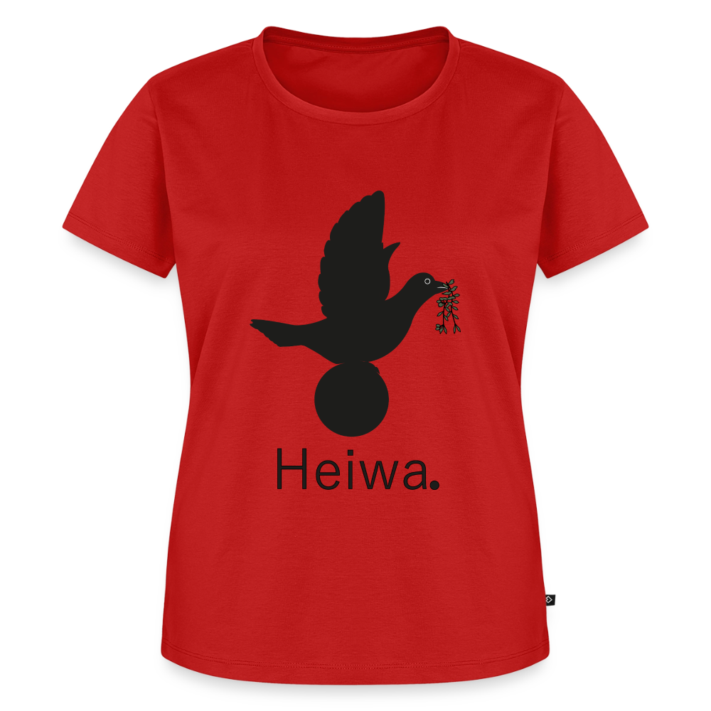 T-shirt Premium Femme Heiwa noir - Lusoquot - rouge