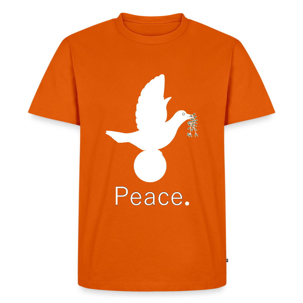 T-shirt Premium Homme_peaceblanc - orange 