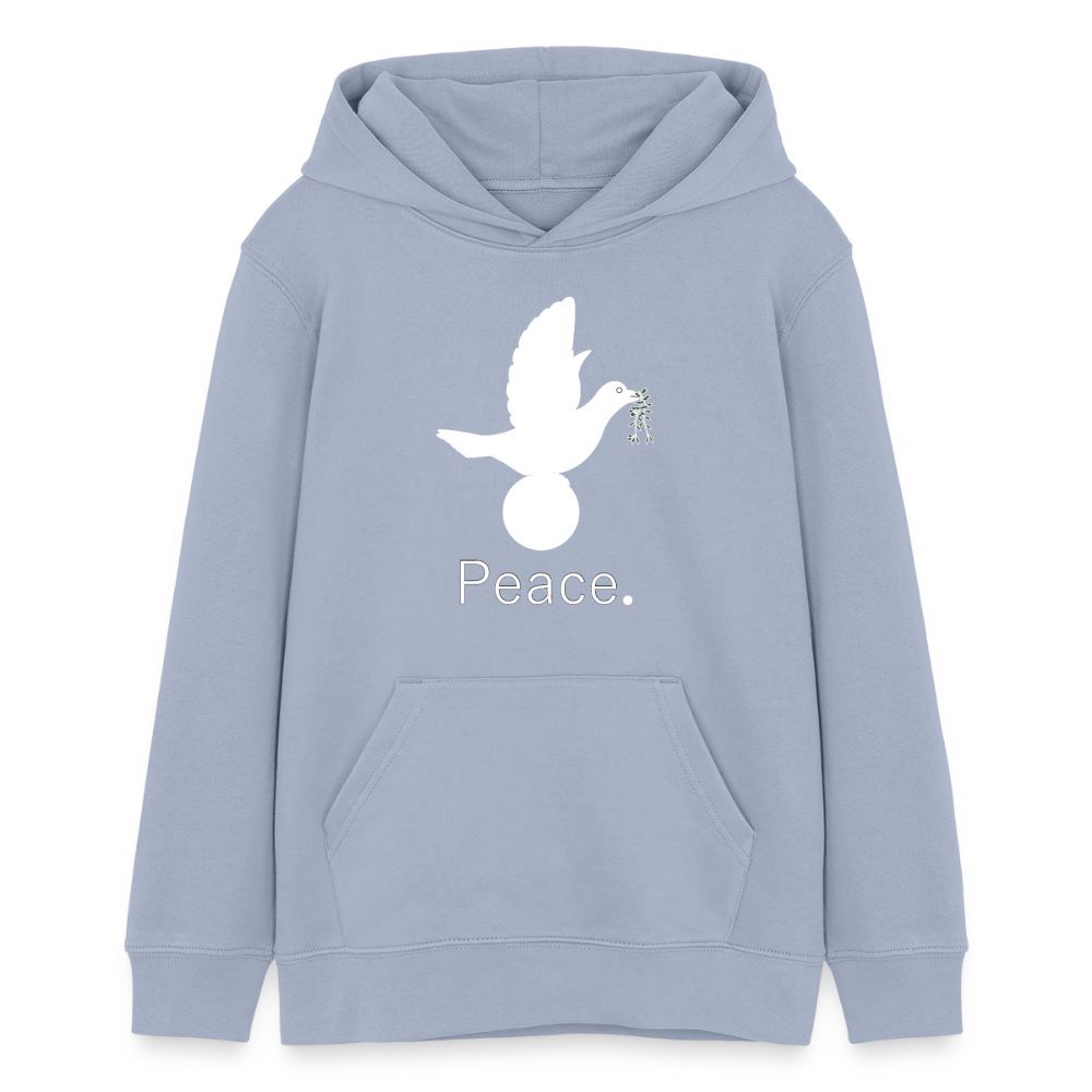 Sweat à capuche bio Mini Cruiser Stanley/Stella Ado_peaceblanc - lavande-violet