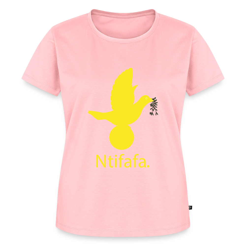 T-shirt Premium Femme Ntifafa jaune - Lusoquot - rose