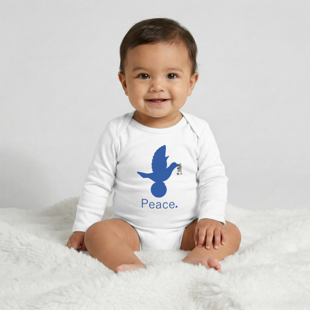 Body bébé manches longues biologique - blanc