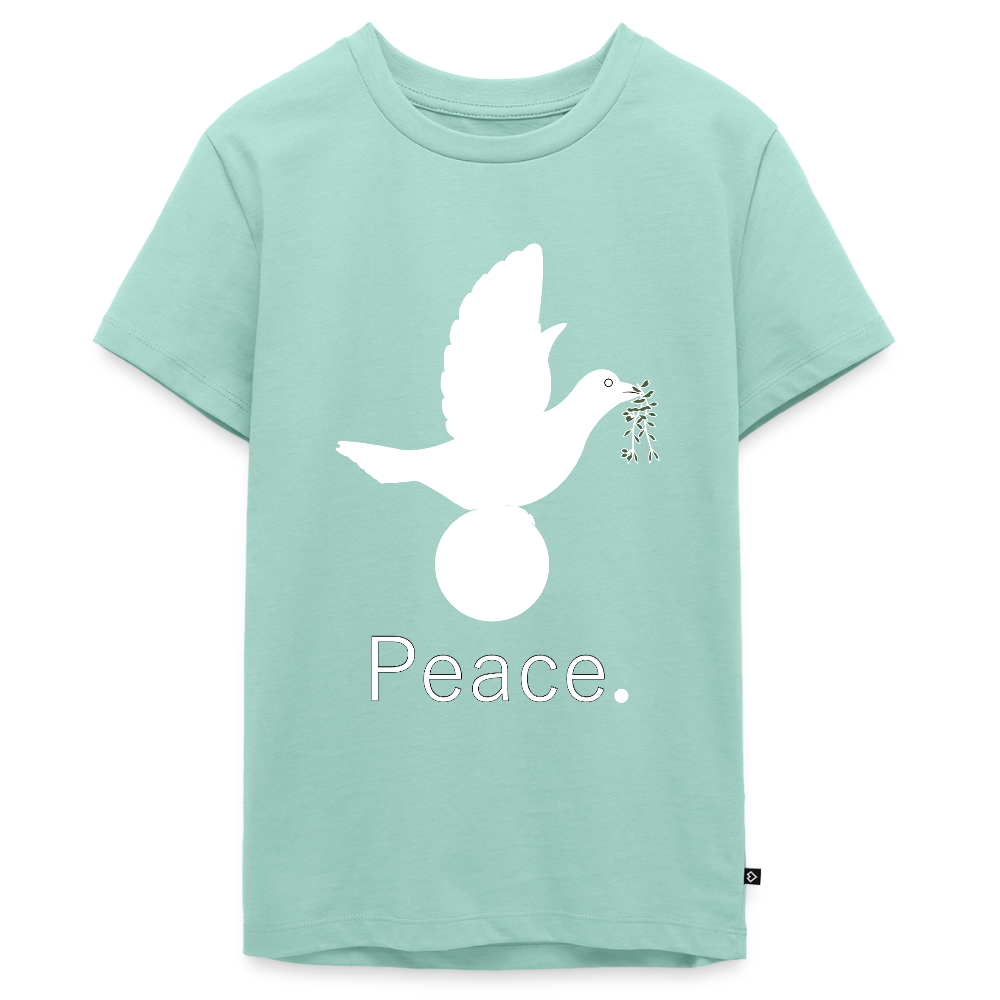 T-shirt Premium Ado_peaceblanc - menthe 