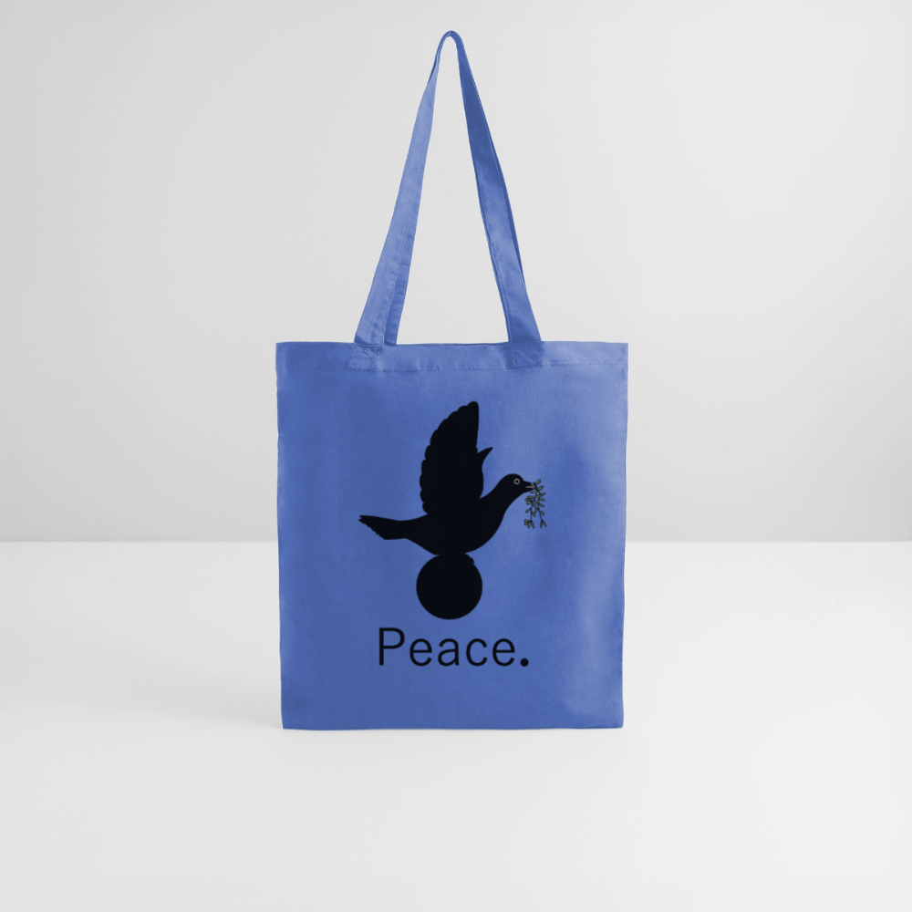 Tote Bag_peacenoir_iloveutomoonandback - bleu pâle