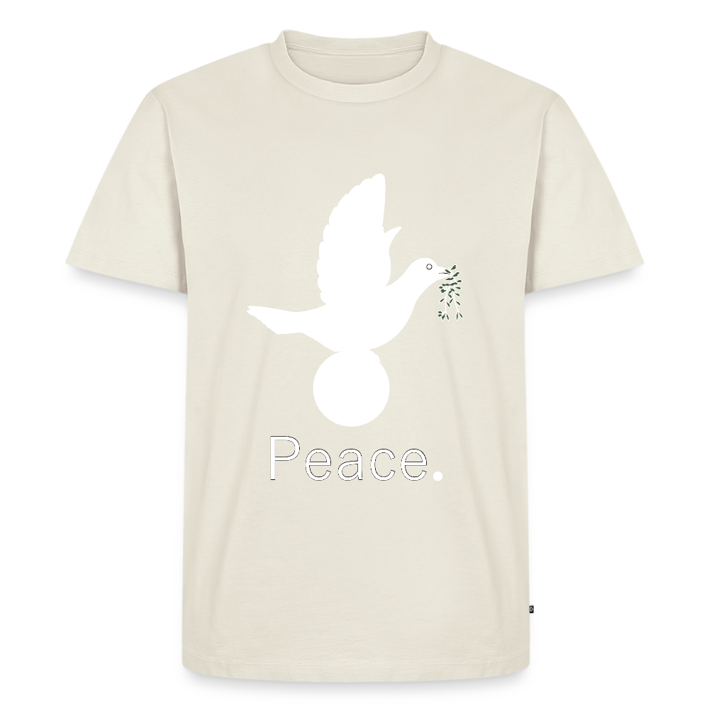 T-shirt Premium Homme_peaceblanc - blanc cassé