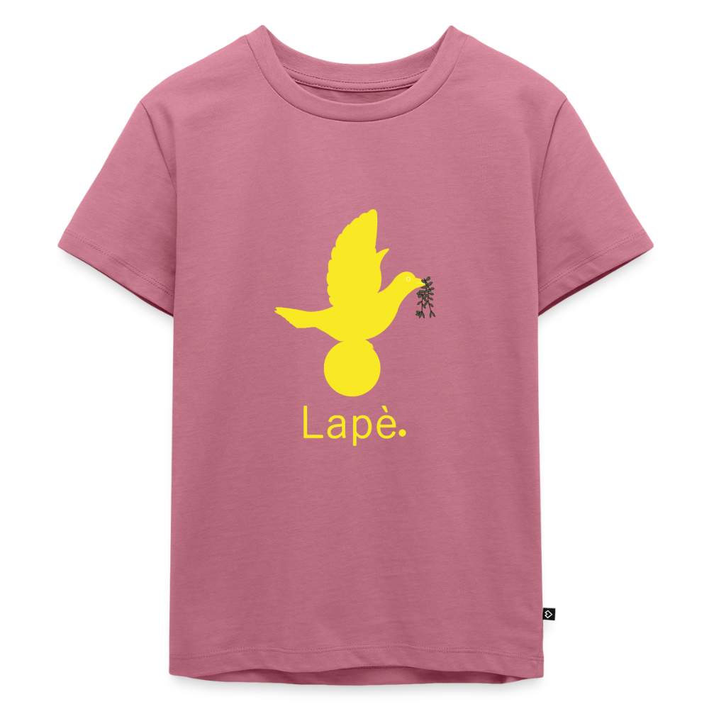 T-shirt Premium Enfant Lapè jaune - Lusoquot - mauve