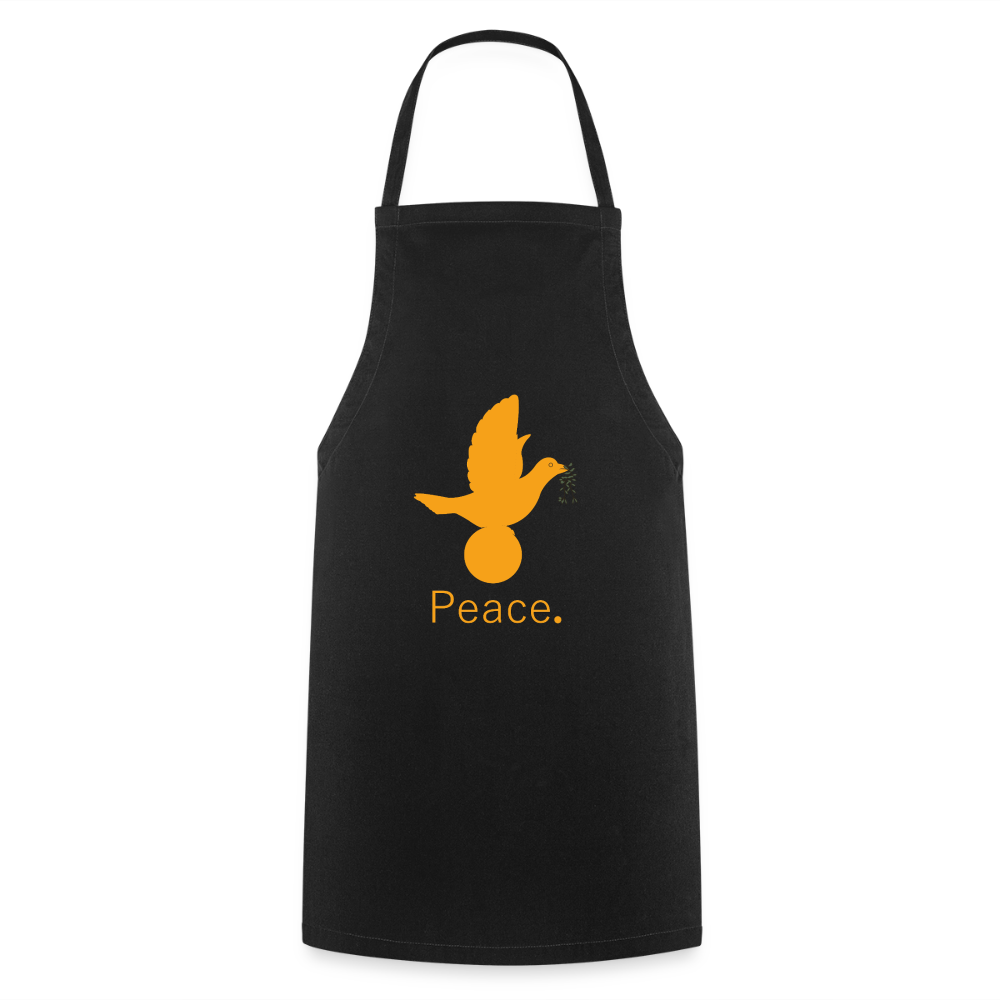 Tablier de cuisine_peaceorange - noir