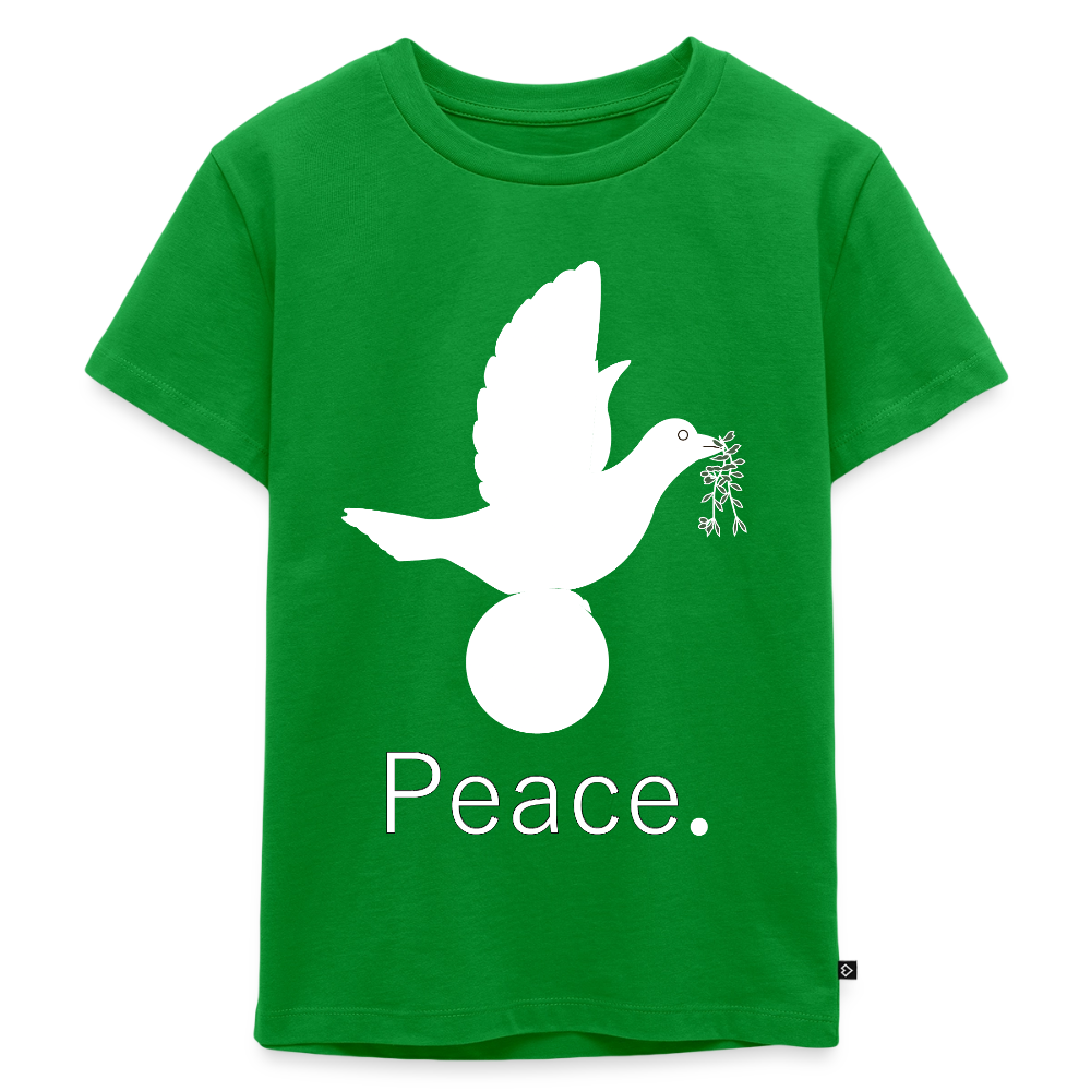 T-shirt Premium Enfant_peaceblanc - vert