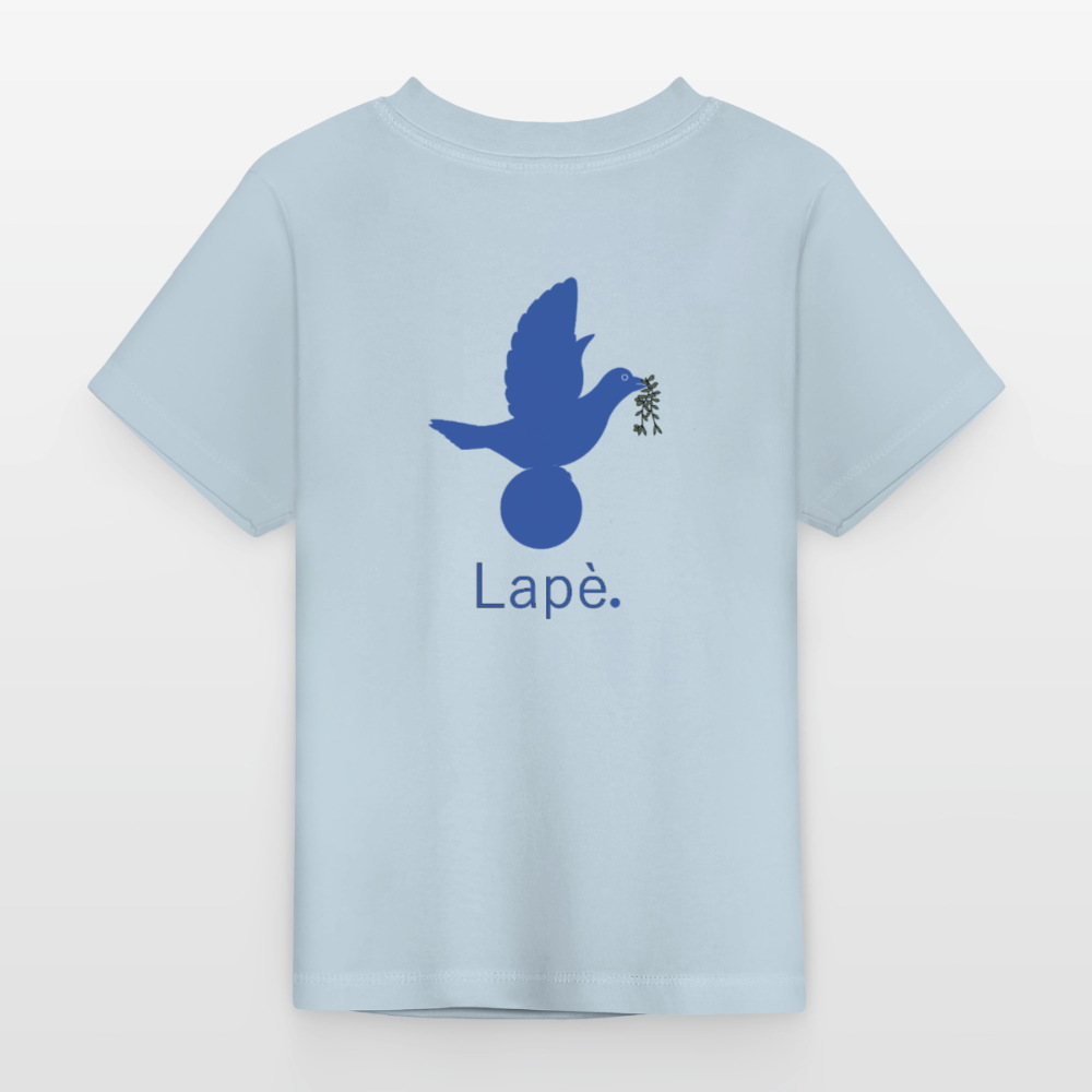T-shirt Bébé anniversaire 2ans Paix bleu - Lusoquot - bleu clair