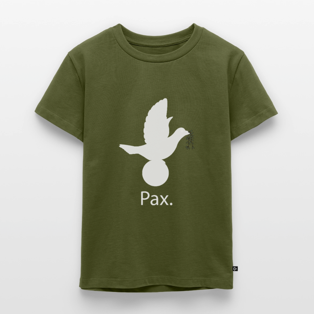 T-shirt Premium Enfant Pax blanc - Lusoquot - kaki