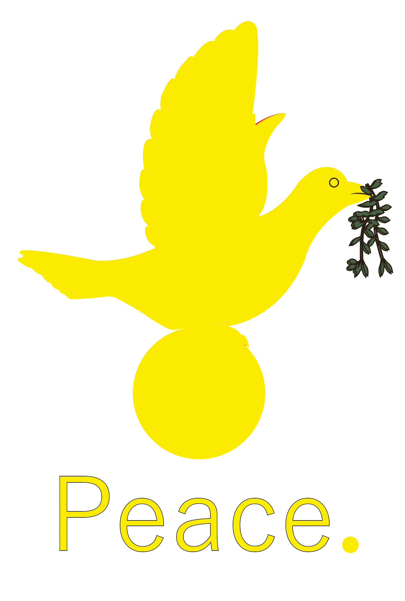 Logo_Peace._Jaune_Lusoquot - Peace. by Lusoquot