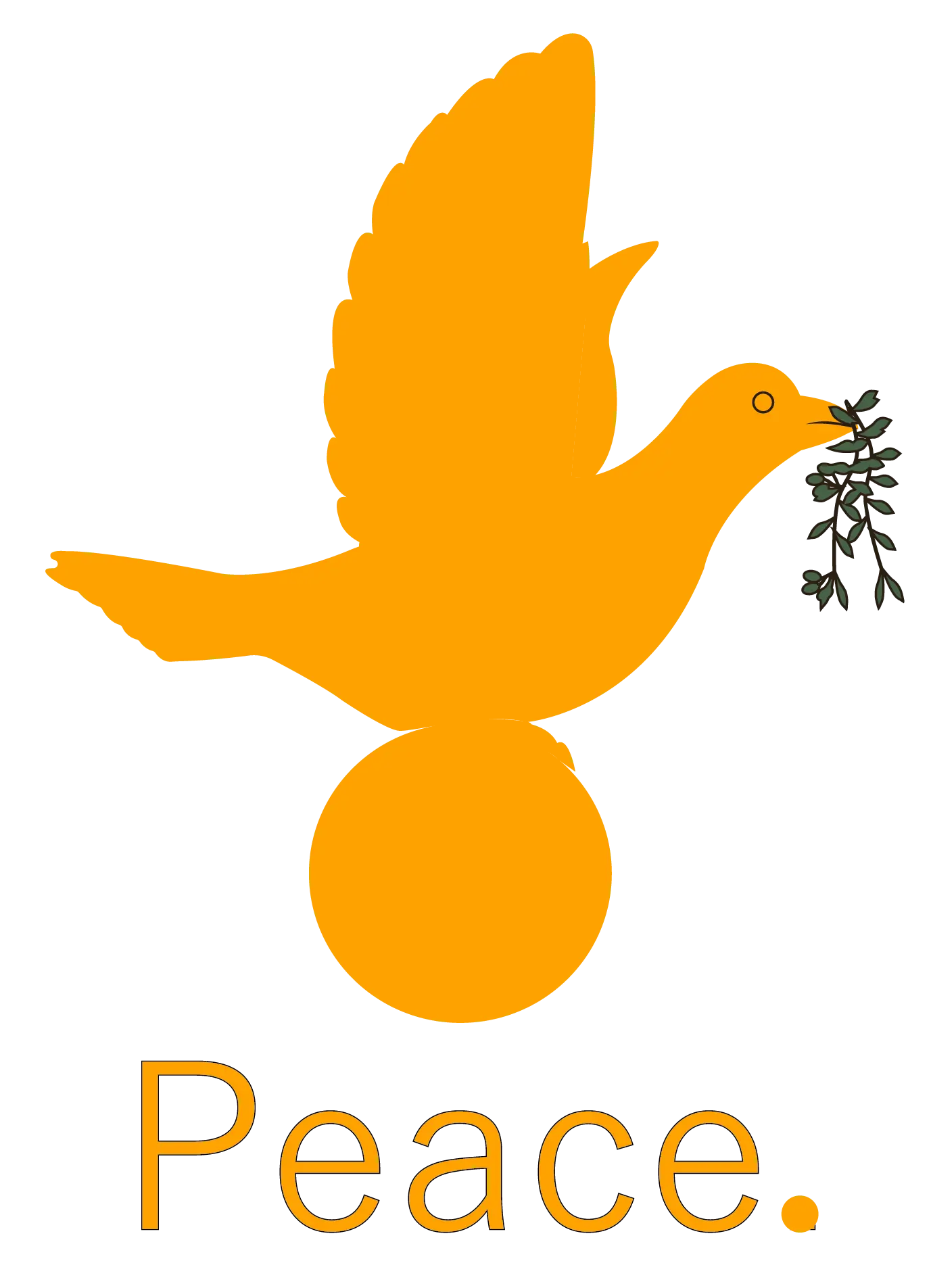 Colombe Peace Orange LUSOQUOT