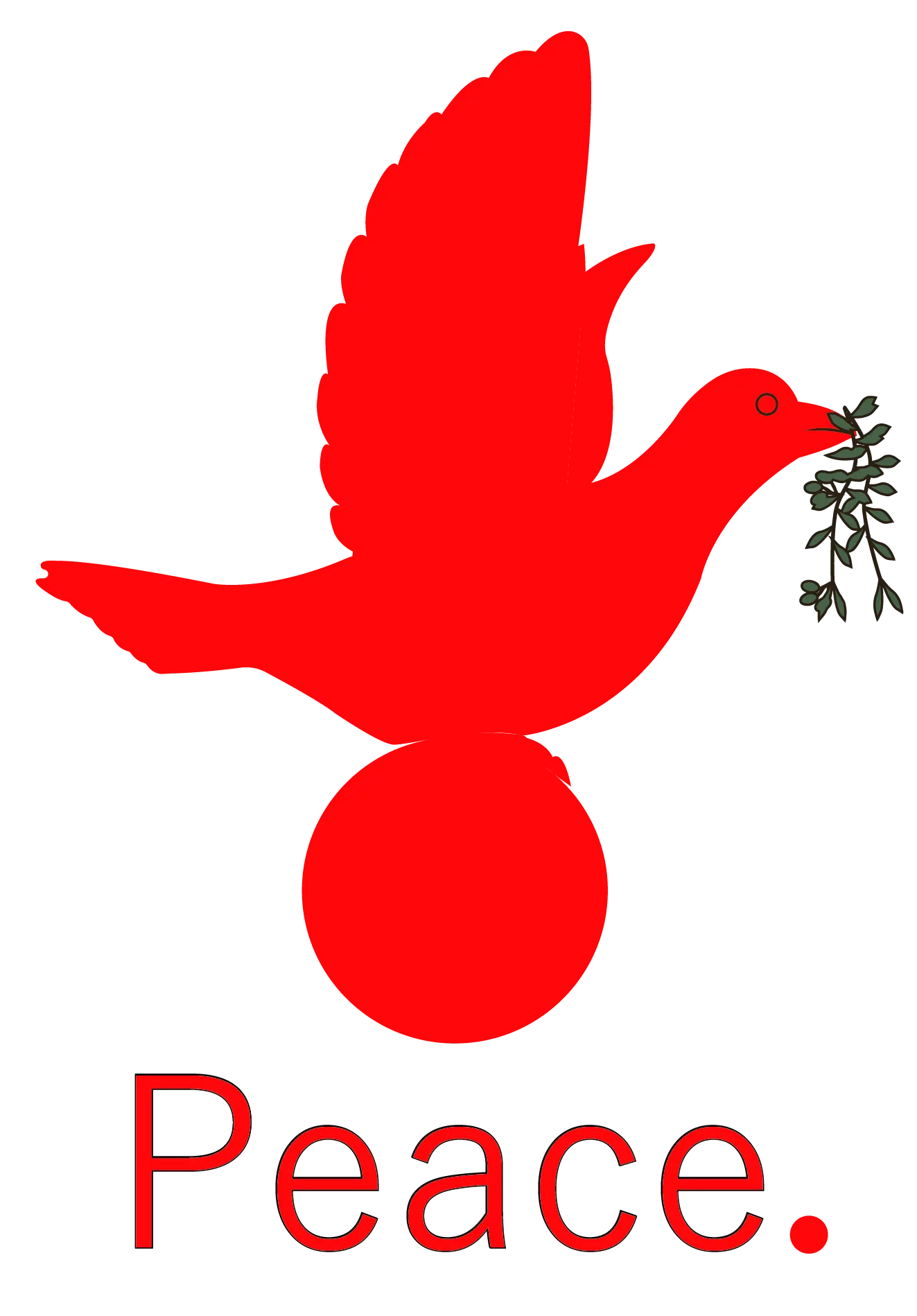 Logo_Peace._rouge_Lusoquot - Peace. by Lusoquot