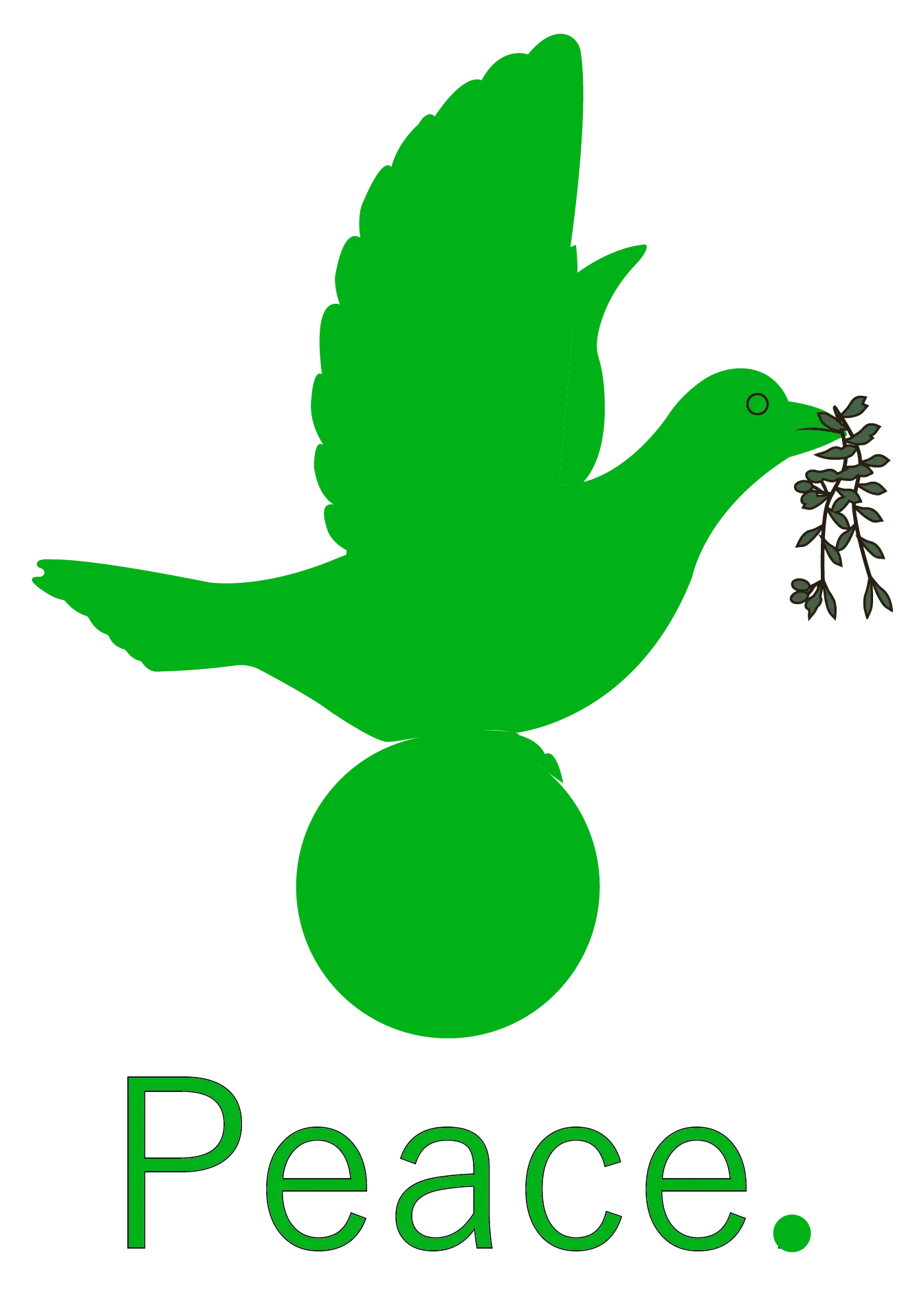 Logo_Peace.vert_-_Lusoquot - Peace. by Lusoquot